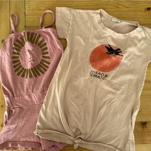 Bundle of Picnik romper and shirt dress in toddler size 3T
